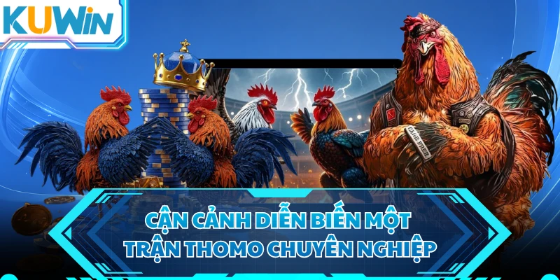 Cận cảnh diễn biến một trận Thomo chuyên nghiệp 